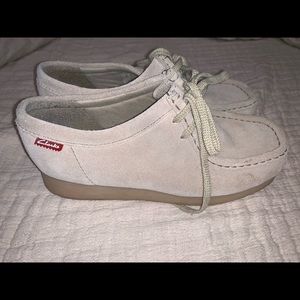 Clark wallabee wedges